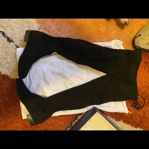 Stuart Weitzman Suede Over The Knee Boots